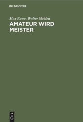 book Amateur wird Meister