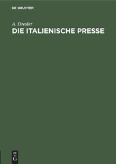 book Die italienische Presse