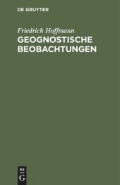 book Geognostische Beobachtungen: Gesammelt auf einer Reise durch Italien und Sicilien in den Jahren 1830 bis 1832