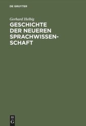 book Geschichte der neueren Sprachwissenschaft: Unter dem besonderen Aspekt der Grammatik-Theorie