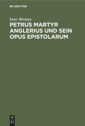 book Petrus Martyr Anglerius und sein Opus epistolarum