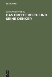 book Das Dritte Reich und seine Denker