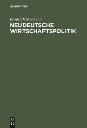 book Neudeutsche Wirtschaftspolitik