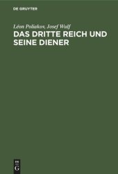 book Das Dritte Reich und seine Diener