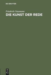 book Die Kunst der Rede