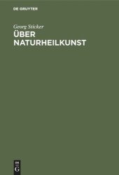 book Über Naturheilkunst: Vier Reden