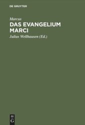 book Das Evangelium Marci