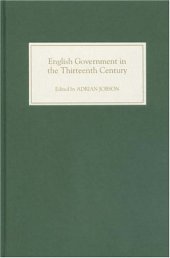 book English Government in the Thirteenth Century