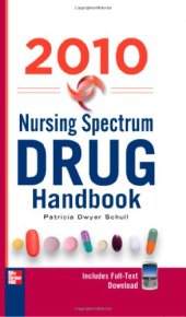 book Nursing Spectrum Drug Handbook 2010