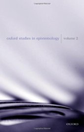 book Oxford Studies in Epistemology