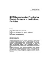 book IEEE Recommended Practice for Electric Systems in Health Care Facilities, 602-1996: IEEE White Book 