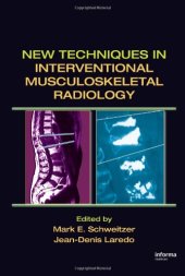 book New Techniques in Interventional Musculoskeletal Radiology