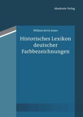 book Historisches Lexikon deutscher Farbbezeichnungen