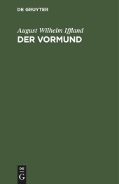 book Der Vormund: Ein Schauspiel