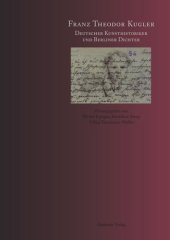 book Franz Theodor Kugler: Deutscher Kunsthistoriker und Berliner Dichter