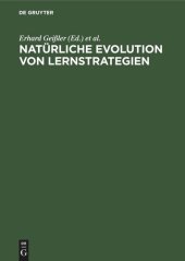 book Natürliche Evolution von Lernstrategien