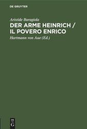 book Der arme Heinrich / Il povero Enrico: Versione in Prosa