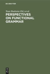 book Perspectives on Functional Grammar