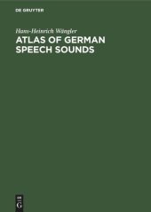 book Atlas of German Speech Sounds