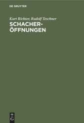 book Schacheröffnungen: Der kleine Bilguer. Theorie und Praxis