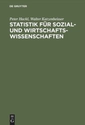 book Statistik für Sozial- und Wirtschaftswissenschaften: Lehrbuch mit Übungsaufgaben