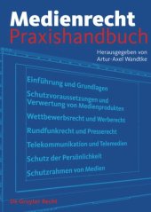 book Medienrecht: Praxishandbuch