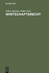 book Wirtschaftsrecht: Basisbuch für Studium und Praxis