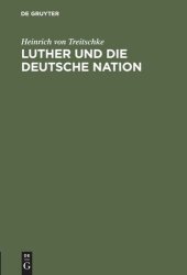 book Luther und die deutsche Nation: Vortrag, gehalten in Darmstadt am 7. November 1883