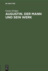 book Augustin. Der Mann und sein Werk: Vortrag