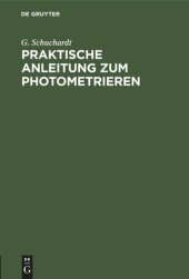 book Praktische Anleitung zum Photometrieren