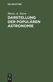 book Darstellung der populären Astronomie