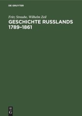 book Geschichte Rußlands 1789–1861: Der Feudalismus in der Krise