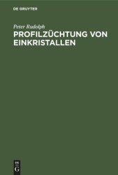 book Profilzüchtung von Einkristallen