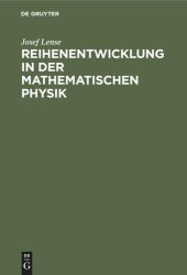 book Reihenentwicklung in der mathematischen Physik