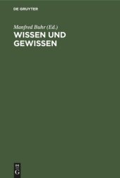 book Wissen und Gewissen: Beiträge zum 200. Geburstag Johann Gottlieb Fichtes, 1762–1814