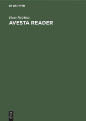 book Avesta reader: Texts, notes, glossary and index