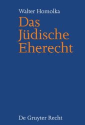 book Das Jüdische Eherecht