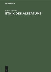 book Ethik des Altertums