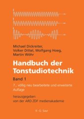 book Handbuch der Tonstudiotechnik