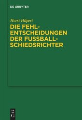 book Die Fehlentscheidungen der Fussballschiedsrichter