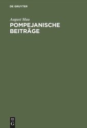 book Pompejanische Beiträge