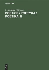 book Poetics / Poetyka / Poėtika, II