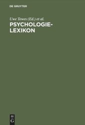 book Psychologie-Lexikon