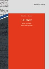 book Leibniz: Wege zu seiner reifen Metaphysik