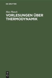 book Vorlesungen über Thermodynamik