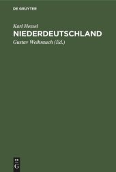 book Niederdeutschland: Ein Anhang für die Mittelstufe des deutschen Lesebuches. Siebente, sechste und fünfte Klasse höherer Mädchenschulen