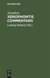 book Xenophontis Commentarii