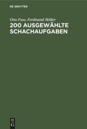 book 200 Ausgewählte Schachaufgaben