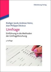 book Umfrage: Einführung in die Methoden der Umfrageforschung