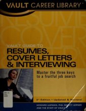 book Vault Guide to Resumes, Cover Letters & Interviews